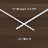 Gallery Direct Thomas Kent Harley Wall Clock Dark Cedar