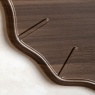 Gallery Direct Thomas Kent Harley Wall Clock Dark Cedar