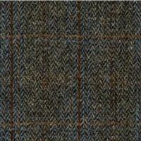 Harris Tweed Herringbone Charcoal