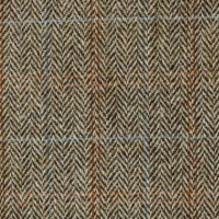 Harris Tweed Herringbone Moss