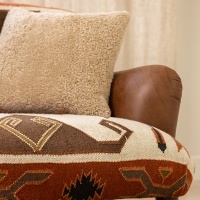 Saddler Walnut And Hand Woven Mohican