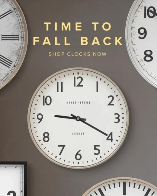 Our Clock Collection this Autumn... 